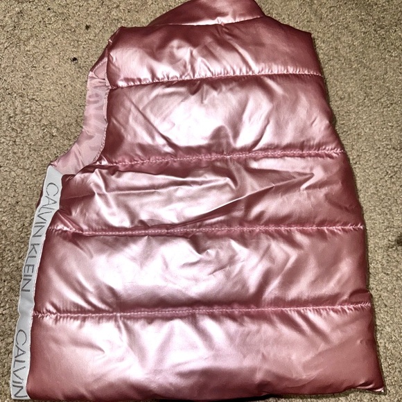 Toddler Pink Calvin Klein Vest - Picture 4 of 5